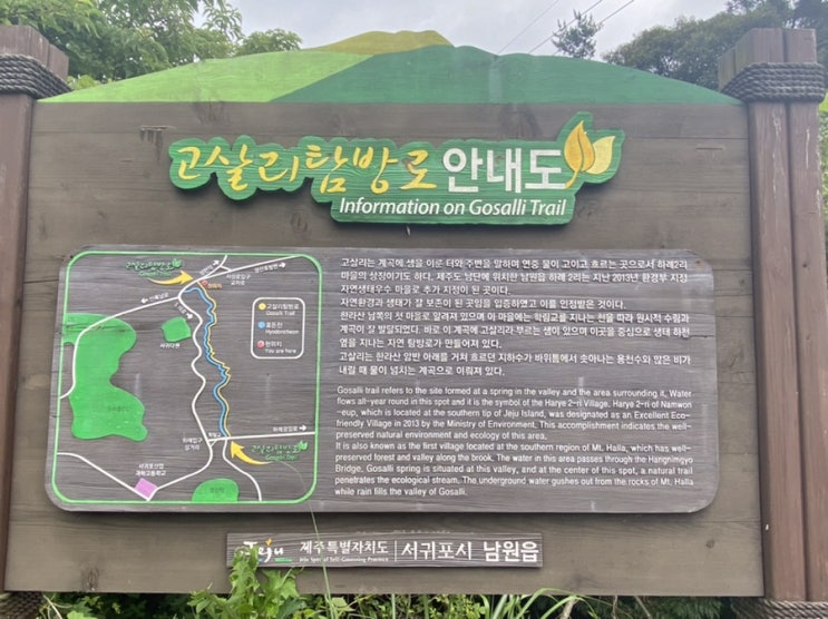  서귀포 남원읍 곶자왈 숲길 트레킹—효돈천을 끼고 걷는 한적한 고살리 탐방로(사람 적으면서 걷기 좋은곳 추천)