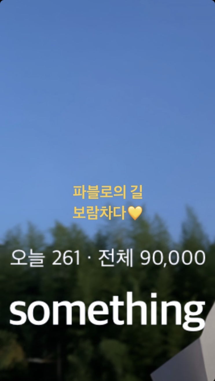 파블로의 길로 한걸음 다가가기cc️