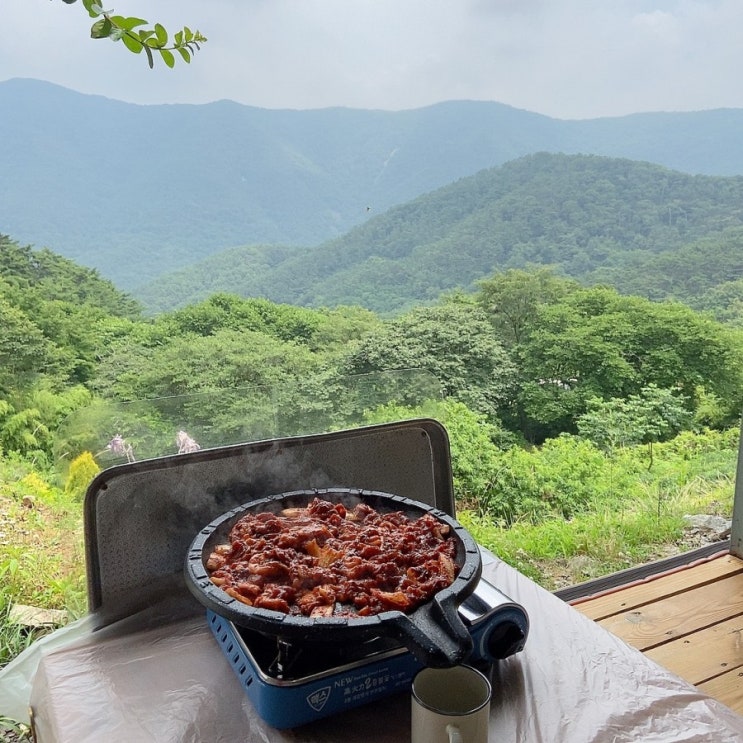  경남 함안 오리불고기 맛집[약수터산장]