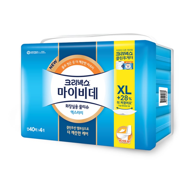 후기가 좋은 마이비데 엑스라지 비데티슈 캡형, 4팩, 40매 ··· 후기가 좋은 마이비데 엑스라지 비데티슈 캡형, 4팩, 40매 ···