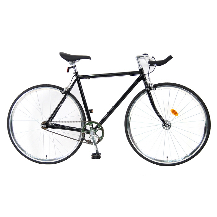 가성비 좋은 삼천리자전거 하운드 랭스 REMIS FS-B 700C 불혼바 픽시 FIXIE 자전거 스틸 프레임 고정기어 프리기어, 완전조립프리휠, 펄블랙 추천합니다