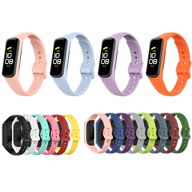 선호도 높은 핏2 갤럭시 스트랩 밴드 삼성 FIT2 SM-R220 교환팔찌 시계줄 18색, 핏2 단색 화이트 ··· 선호도 높은 핏2 갤럭시 스트랩 밴드 삼성 FIT2 SM-R220 교환팔찌 시계줄 18색, 핏2 단색 화이트 ···