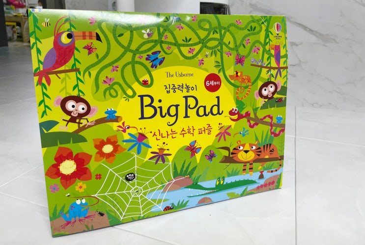  신나는 수학퍼즐 어스본코리아! 집중력놀이 Big Pad