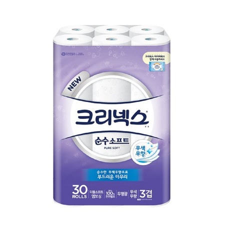 가성비 좋은 크리넥스 순수소프트 30m 30롤 x 1팩, 상세페이지 참조 추천합니다 가성비 좋은 크리넥스 순수소프트 30m 30롤 x 1팩, 상세페이지 참조 추천합니다