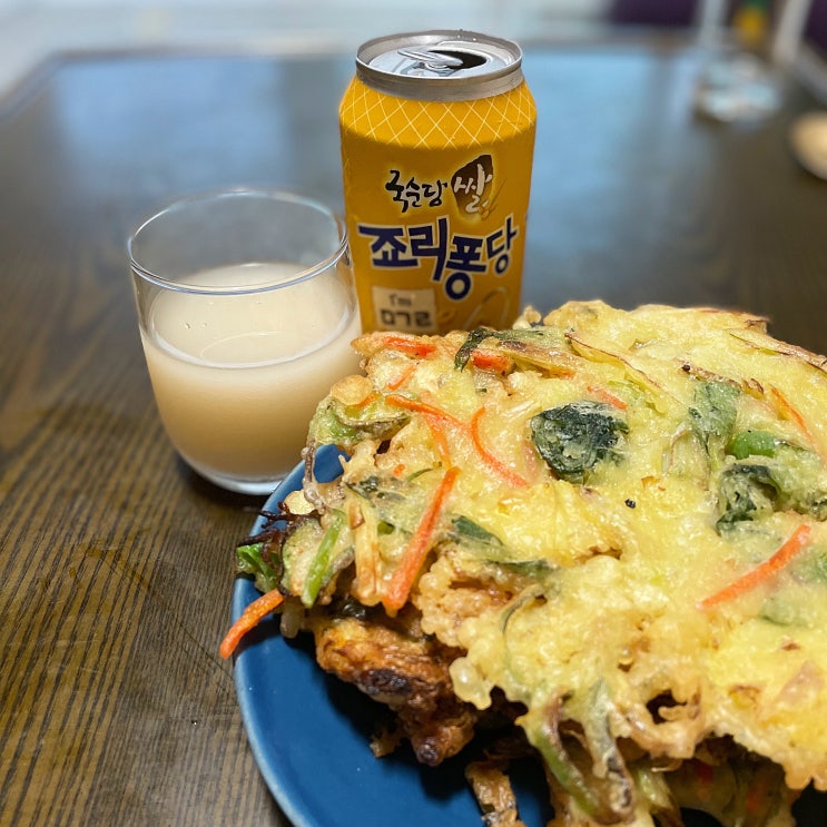  비 오는 날은 뭐다? 국순당 쌀 죠리퐁당 막걸리 먹어봤어요