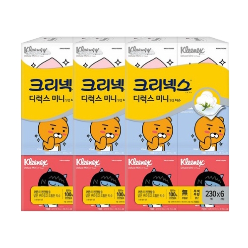 요즘 인기있는 크리넥스 미니 카카오 1/2 티슈, 230매, 18개입 ··· 요즘 인기있는 크리넥스 미니 카카오 1/2 티슈, 230매, 18개입 ···