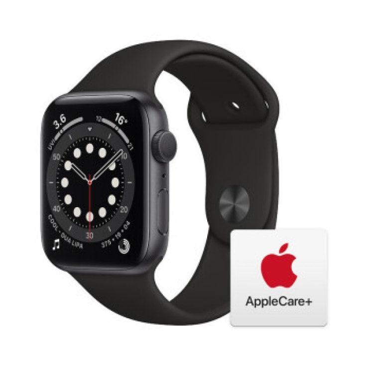 잘팔리는 Apple Watch Series 6 스마트워치 GPS타입 44mm 다크그레이 알루미늄 케이스 블랙 스포티한 밴드 ··· 잘팔리는 Apple Watch Series 6 스마트워치 GPS타입 44mm 다크그레이 알루미늄 케이스 블랙 스포티한 밴드 ···