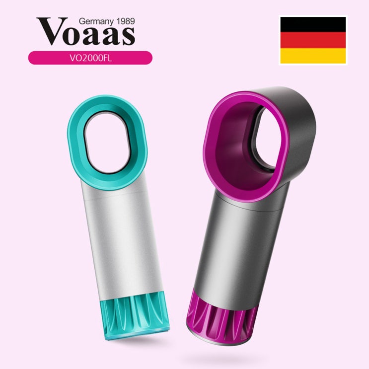 후기가 정말 좋은 독일 보아스 날개없는 선풍기 USB 충전식 휴대용 미니 손풍기, 화이트 추천해요