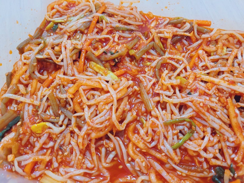 전라도 콩나물잡채 새콤달콤 입맛돌아요!