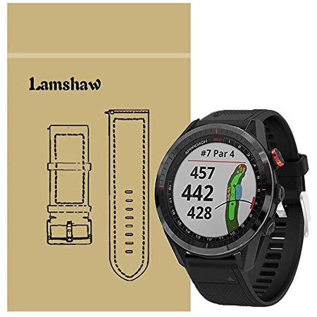 갓성비 좋은 일본정품 2. Lamshaw Garmin Approach S62 밴드 스포츠 실리콘 교체 밴드 부드러운 운동형 대응 Garmin A ···