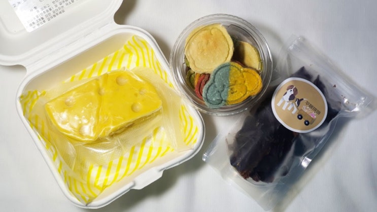  꾸메까까 강아지 건조 간식 치즈케이크 쿠키먹방  이번에는 구눈누 디저트 가게 오픈