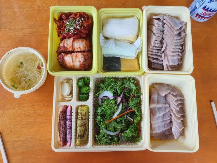  원할머니보쌈 모둠보쌈 배달, 넘 맛있네요 (양주덕정점 내돈내산)