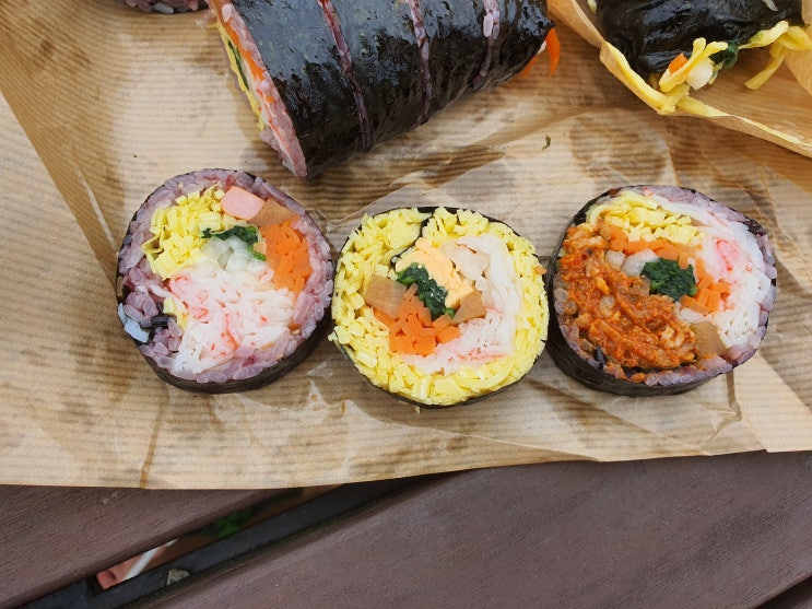  양주 옥정 열정김밥 내돈내산 후기, 키토김밥 + 제육김밥 + 떡볶이