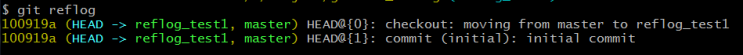  git reflog