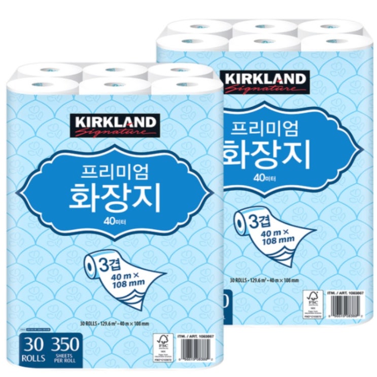 인기있는 커클랜드 프리미엄 화장지 40m x 60롤, 2개, 30롤 추천합니다 인기있는 커클랜드 프리미엄 화장지 40m x 60롤, 2개, 30롤 추천합니다