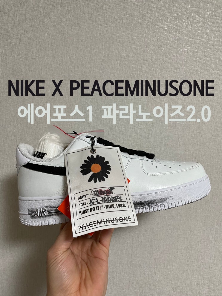  나이키 X 피스마이너스원_파라노이즈  에어포스1 알아보기 FEAT. 파라노이즈 2.0 리뷰