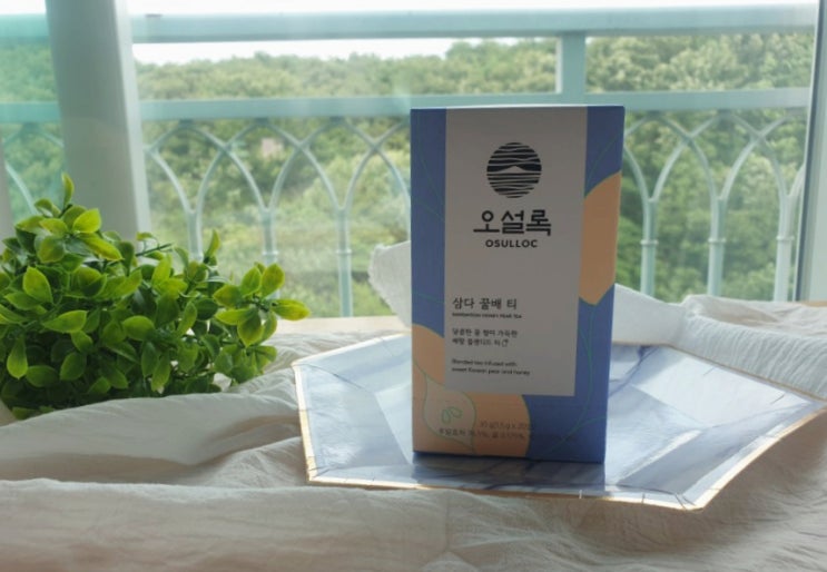  제주 밤바다처럼 그윽한 오설록 삼다 꿀배 티
