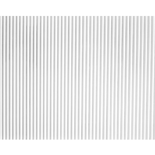 의외로 인기있는 예림 백색 래핑반달 템바보드 9x1200X2400mm (백색필름 래핑)벽면곡면 인테리어 mdf ···