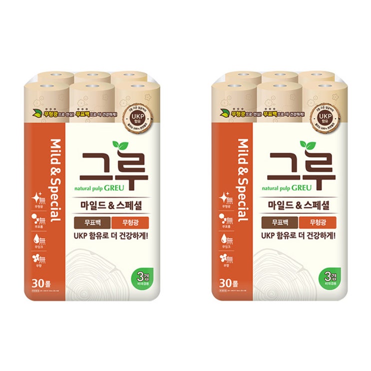 당신만 모르는 그루 마일드 앤 스페셜 30롤x2 (총60롤), 2팩, 그루 마일드앤스페셜 30롤x2 추천해요 당신만 모르는 그루 마일드 앤 스페셜 30롤x2 (총60롤), 2팩, 그루 마일드앤스페셜 30롤x2 추천해요
