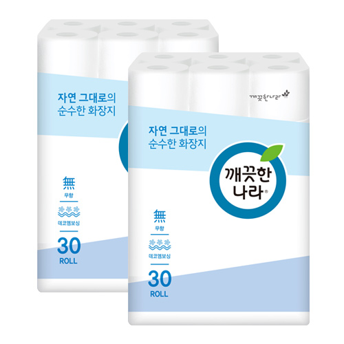 갓성비 좋은 깨끗한나라 롤 화장지 40m, 30롤, 2팩 추천합니다 갓성비 좋은 깨끗한나라 롤 화장지 40m, 30롤, 2팩 추천합니다