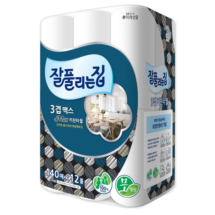 요즘 인기있는 잘풀리는집 3겹 맥스 키친타올 140매, 12개입, 1팩 추천해요 요즘 인기있는 잘풀리는집 3겹 맥스 키친타올 140매, 12개입, 1팩 추천해요
