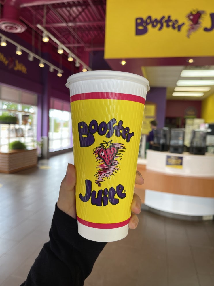 무조건 맛있는 Booster Juice(+메뉴추천)