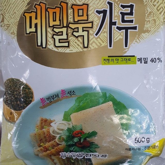 구매평 좋은 무방부 전통의맛 메밀묵가루 500g, 1 추천해요