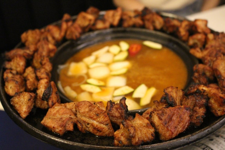 상수 술집 구워나오는 우주솥 고고갈비 홍대상수점
