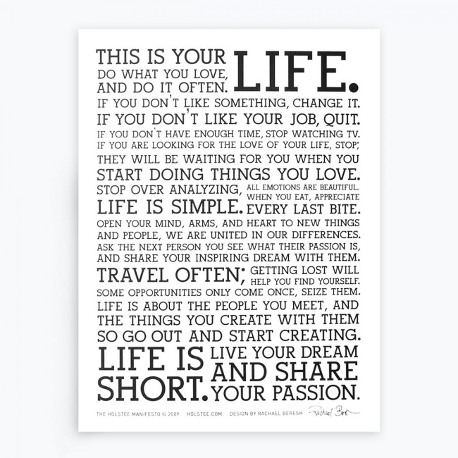 나의 인생을 살게 하는 가슴에 새길 명언 This is your LIFE.