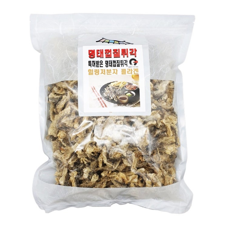 당신만 모르는 힐링저분자 콜라겐 명태껍질 튀각 부각 튀김 500g 명식품 ··· 당신만 모르는 힐링저분자 콜라겐 명태껍질 튀각 부각 튀김 500g 명식품 ···