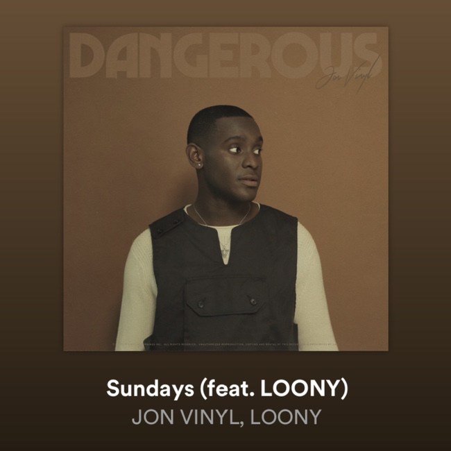  Jon Vinyl -Sundays (feat. Loony) [가사/해석]