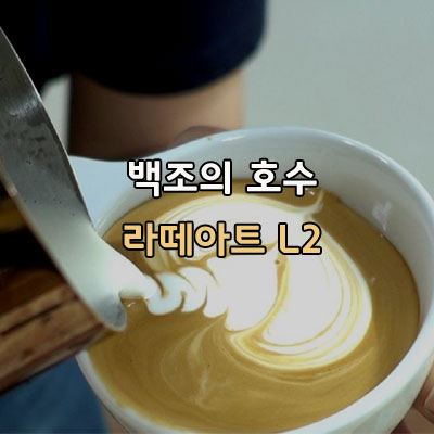  백조의 호수 Swan Lake 라떼아트 Level2 해you커피 천안바리스타학원