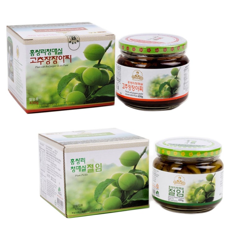 의외로 인기있는 홍쌍리 청매실농원 유기농매실 고추장장아찌430g+매실절임430g 세트, 2병, 430g 추천해요 의외로 인기있는 홍쌍리 청매실농원 유기농매실 고추장장아찌430g+매실절임430g 세트, 2병, 430g 추천해요