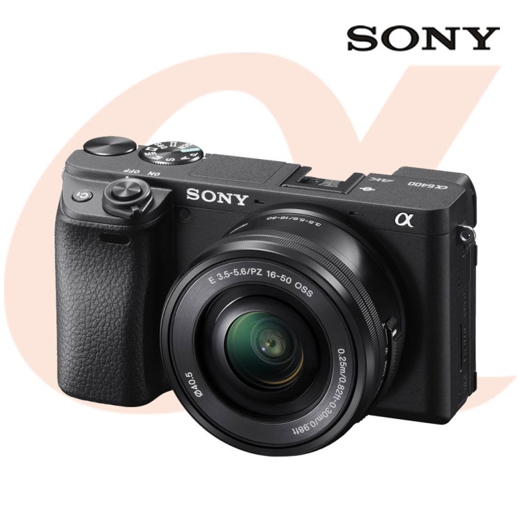핵가성비 좋은 소니 알파 A6400 +SELP1650 렌즈 (A6400L) 공식대리점 미러리스카메라, A6400L(블랙) ··· 핵가성비 좋은 소니 알파 A6400 +SELP1650 렌즈 (A6400L) 공식대리점 미러리스카메라, A6400L(블랙) ···