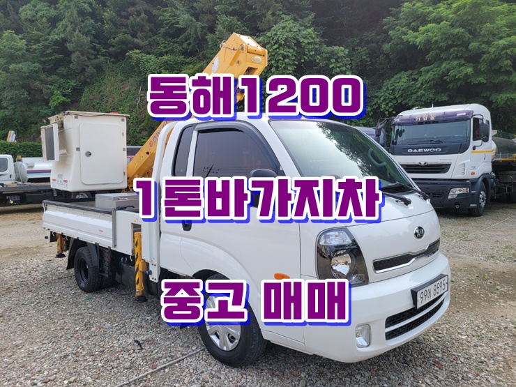  중고바가지차 동해1200고소차 봉고3 1톤 매매