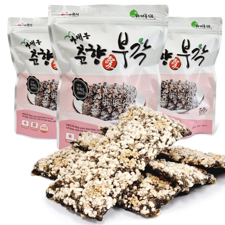 핵가성비 좋은 [춘향애]바삭바삭 담백한 수제 김부각 1BOX, 선물 대 50g x 13봉 좋아요