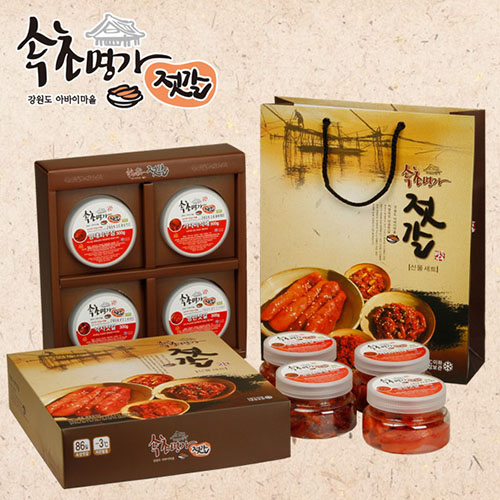 가성비갑 속초명가젓갈 젓갈 선물세트, 1set, 명란젓갈+멍게젓갈+가자미식해+명태회무침 추천해요 가성비갑 속초명가젓갈 젓갈 선물세트, 1set, 명란젓갈+멍게젓갈+가자미식해+명태회무침 추천해요