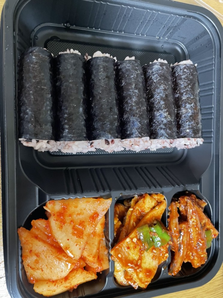 [내돈내산] 노원 롯데백화점 지하 쿠킹포유 충무김밥, 스팸김밥 맛집 수운당 후기