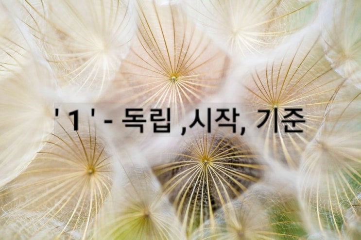  10분경영 김형환교수 875-'1로 시작한다'의 의미