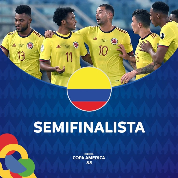 코파 아메리카 2021, 4강 2경기 대진 확정