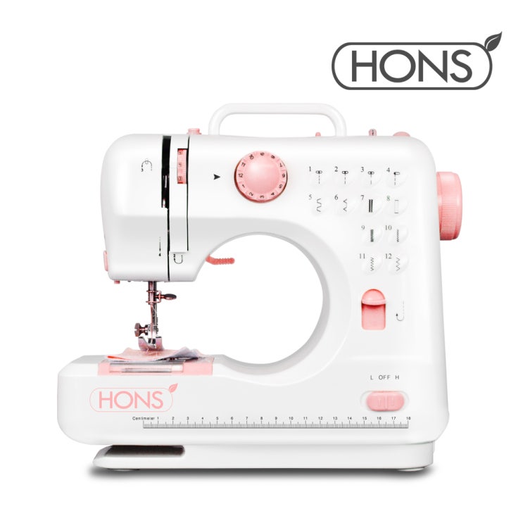 당신만 모르는 혼스 한땀한땀 프로 미니재봉틀, 02_핑크(HSSM-1201PK) 좋아요 당신만 모르는 혼스 한땀한땀 프로 미니재봉틀, 02_핑크(HSSM-1201PK) 좋아요