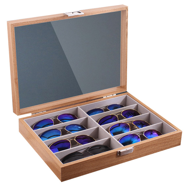 선택고민 해결 슈페리온 클래식 우드 안경 선글라스 고급형 8개보관 하드케이스S1 매장디스플레이용 보관정리함 추천해요