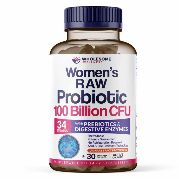리뷰가 좋은 (미국) 홀썸윌니스 생 프로바이오틱스 여성 유산균 30정 1팩 Dr. Formulated Raw Probiotics for Women 추천합니다
