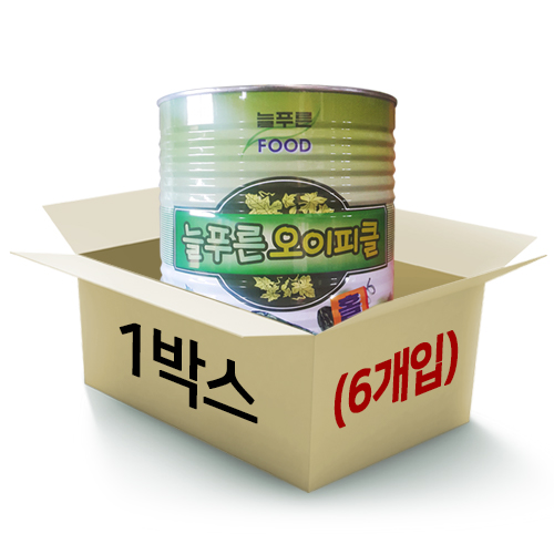 인지도 있는 늘푸른 오이피클 홀3kg x 6개 (1박스), 1개 ···