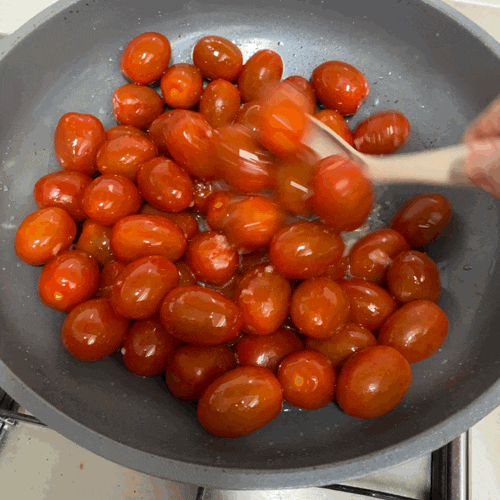 [요리레시피] 자투리 방울토마토로 토마토스파게티 만들기