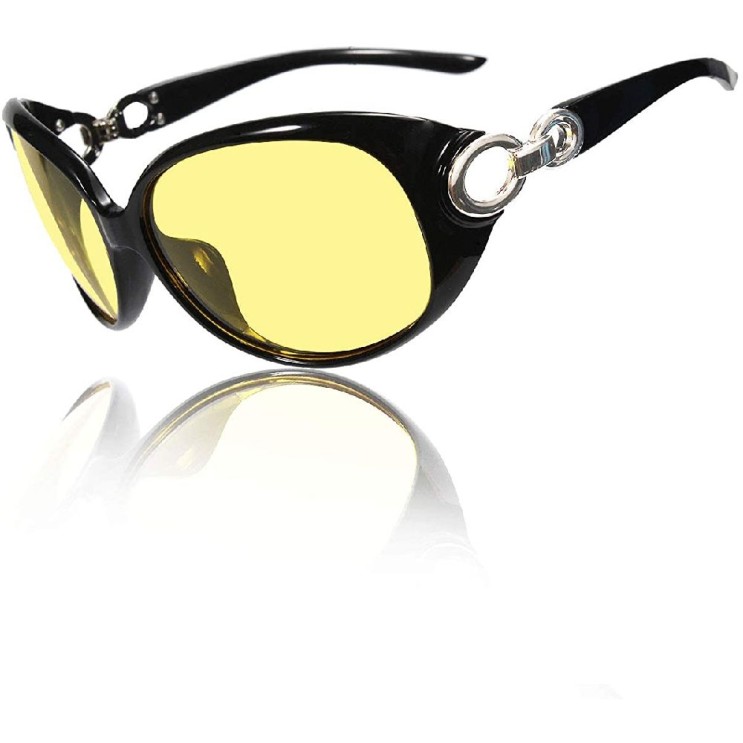 가성비 좋은 Loovit 편광 HD 나이트 비전 선글라스 세련된 야간 운전 안경 안티 안경 여자의 눈부심 추천해요