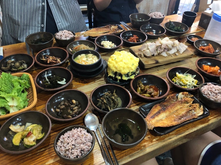  제주 서귀포 정갈하고 맛있는 백반집 '안거리밖거리'
