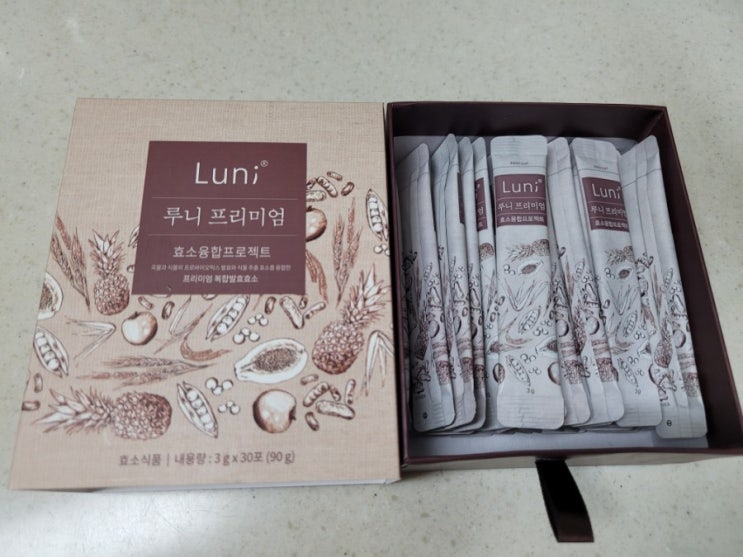 [루니 프리미엄 효소]  프로바이오틱스 저분자 효소