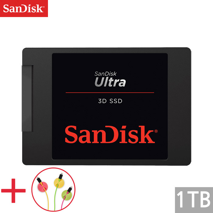 선호도 높은 샌디스크 울트라 3D SSD 노트북 데스크탑용 하드 + 사은품, 1TB 추천해요