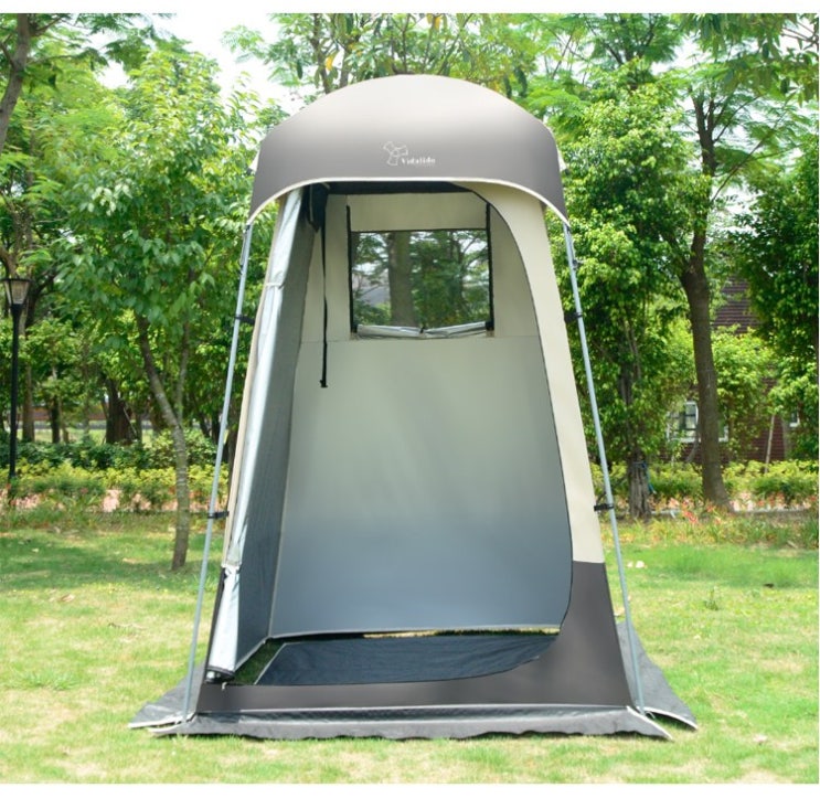 최근 많이 팔린 GLENN 캠핑 샤워텐트 낚시 간이 탈의실 화장실 다용도 보관용 텐트, 구성품없음, 브라운 ···